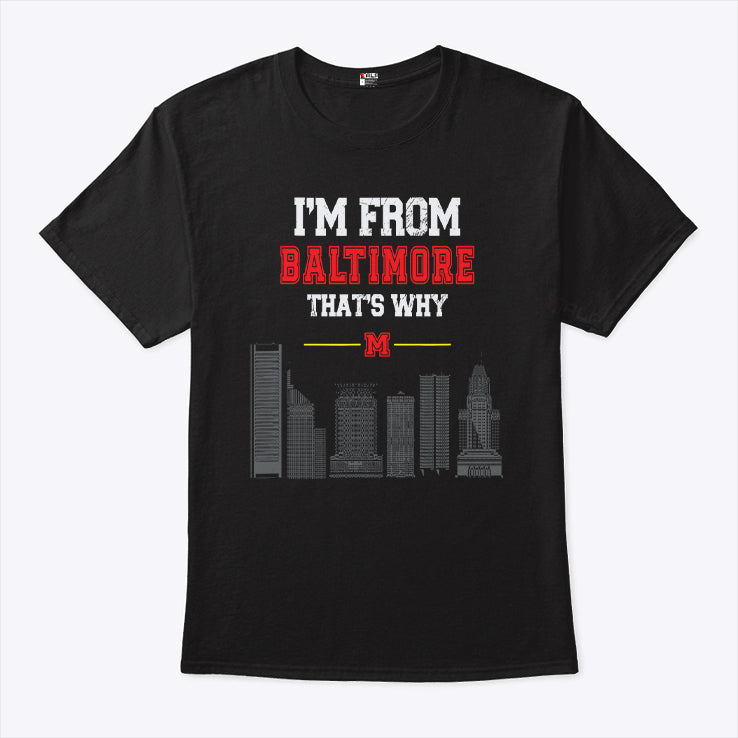 I’m From Baltimore That’s Why T Shirt