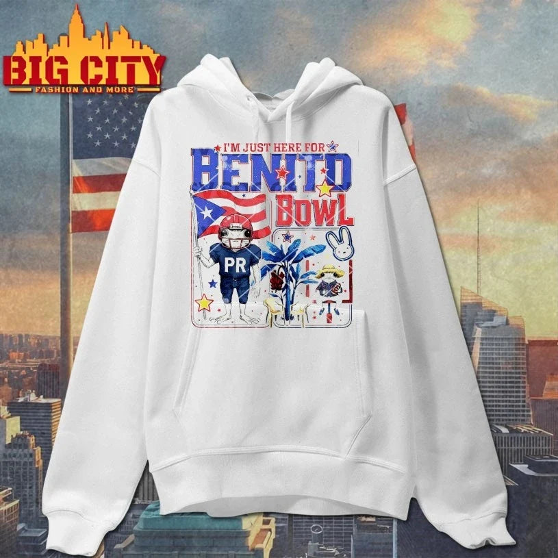 I’m Just Here for Benito Bowl Football t-shirt