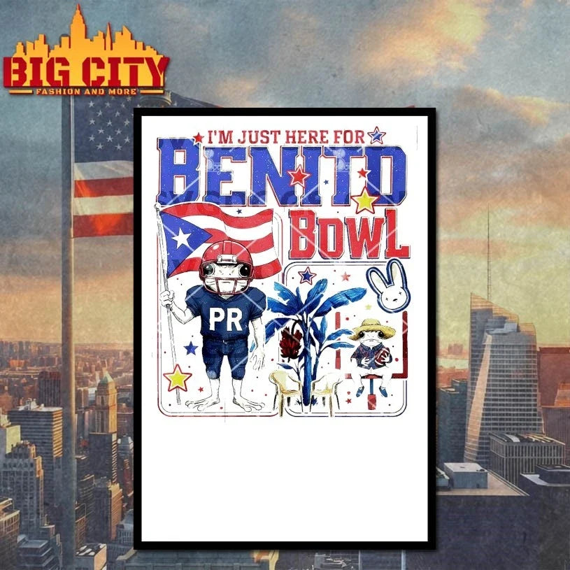 I’m Just Here for Benito Bowl Football t-shirt