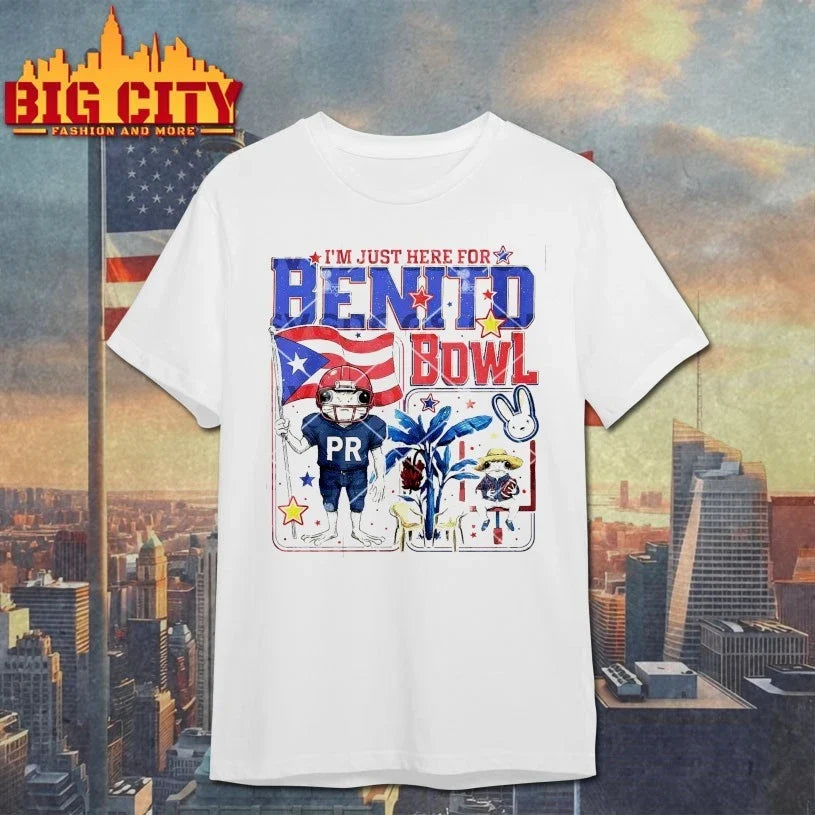 I’m Just Here for Benito Bowl Football t-shirt