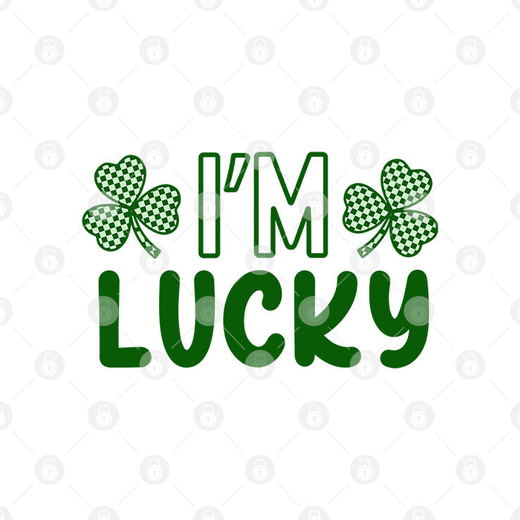 I’m Lucky Shamrock Couple Shirt