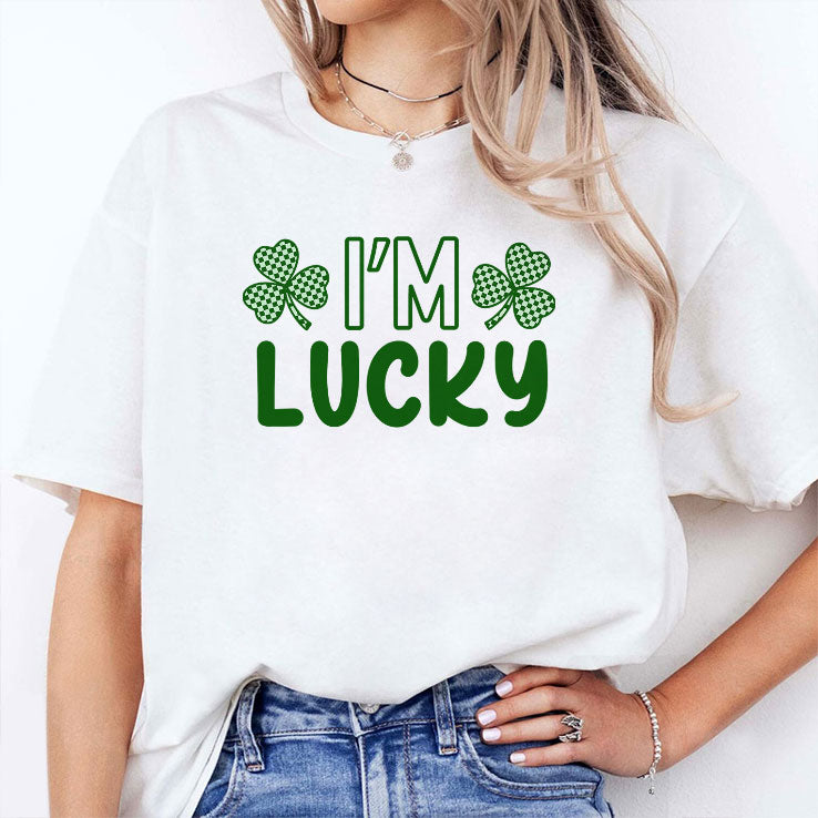 I’m Lucky Shamrock Couple Shirt