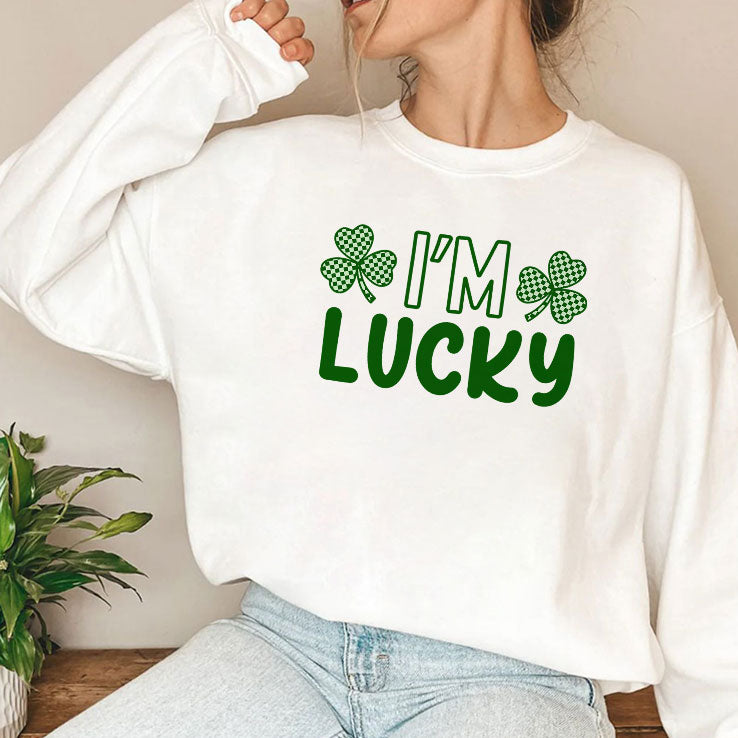 I’m Lucky Shamrock Couple Shirt