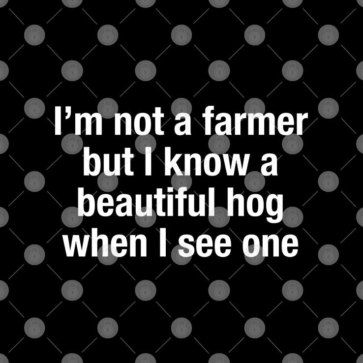 I’m Not A Farmer But I Know A Beautiful Hog When I See One T Shirt