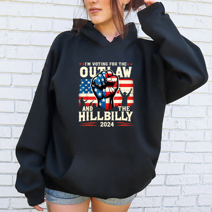I’m Voting For The Outlaw And The Hillbilly 2024 Shirt