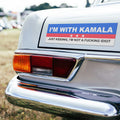 I’m With Kamala Just Kidding I’m Not A Fucking Idiot Car Magnet