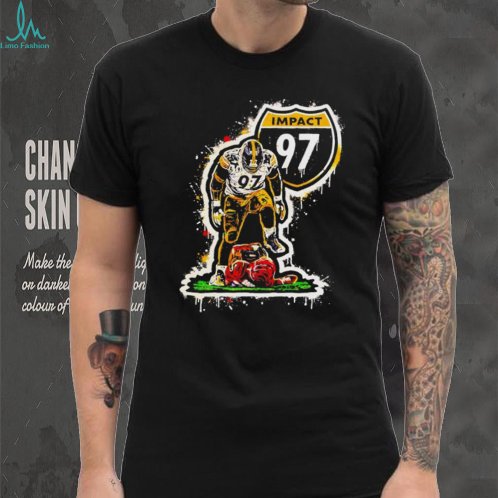 Impact 97 Pittsburgh Football Defensive Tackle Graphic T Shirt