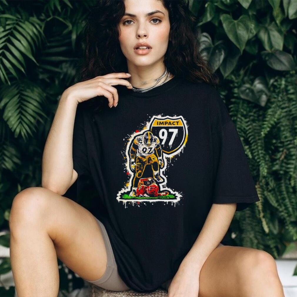Impact 97 Pittsburgh Football Defensive Tackle Graphic T Shirt