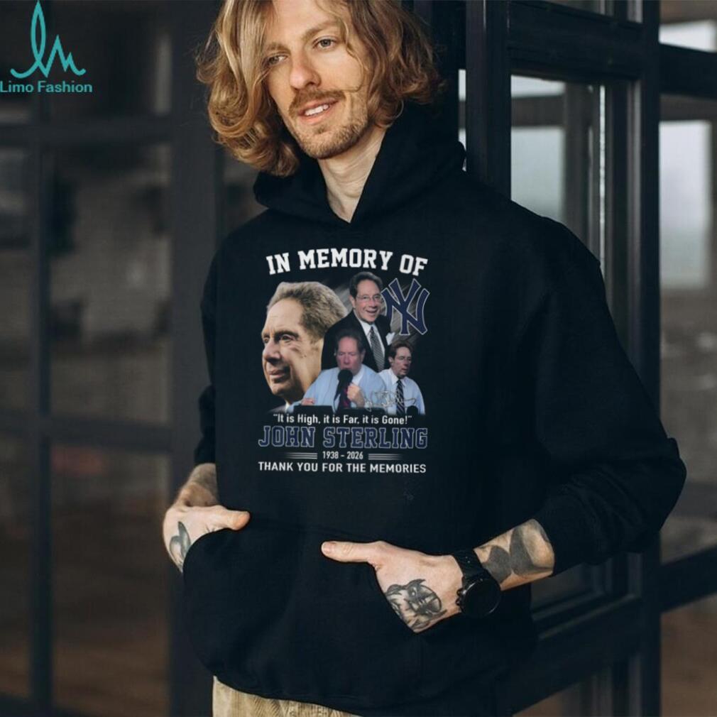 In Memory Of John Sterling 1938 2026 New York Yankees Legendary Voice T Shirt