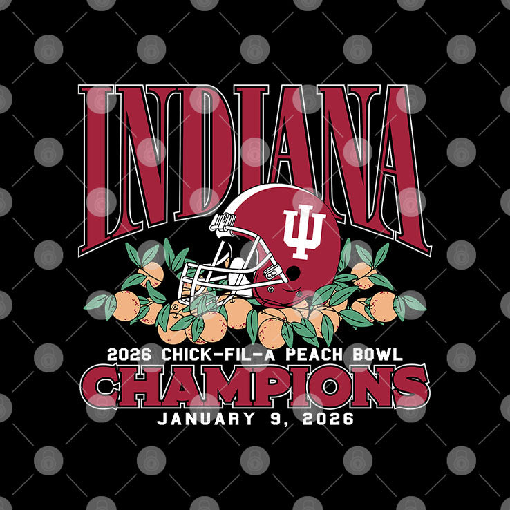 Indiana 2026 Chick-Fil-A Peach Bowl Champions T Shirt