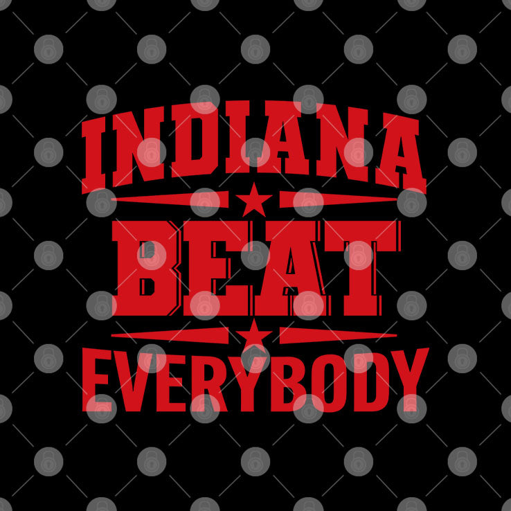Indiana Beat Everybody T Shirt