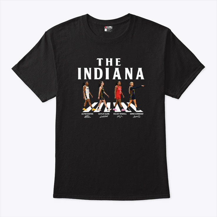 Indiana Fever Abbey Road Caitlin Clark Aliyah Boston Kelsey Mitchell Sophie Cunningham Shirt