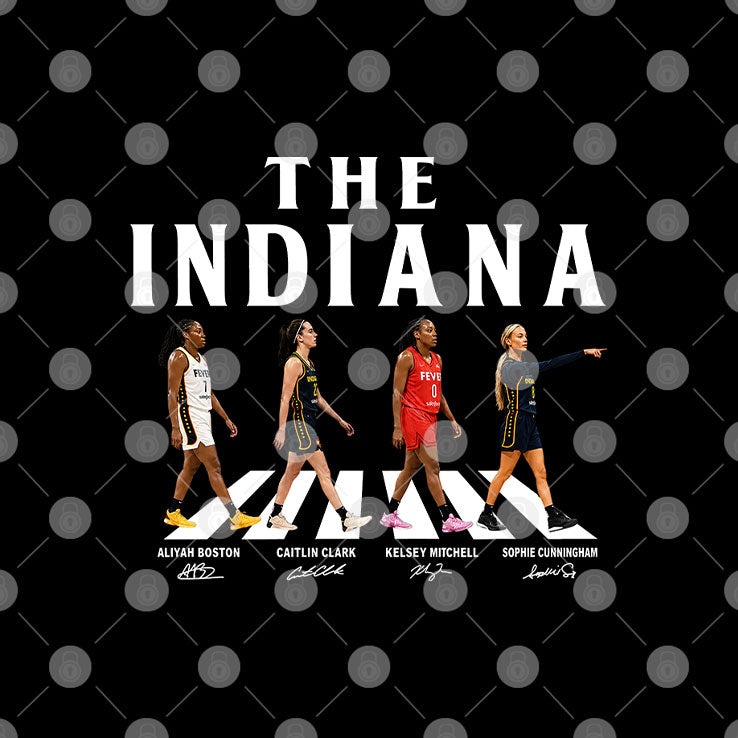 Indiana Fever Abbey Road Caitlin Clark Aliyah Boston Kelsey Mitchell Sophie Cunningham Shirt