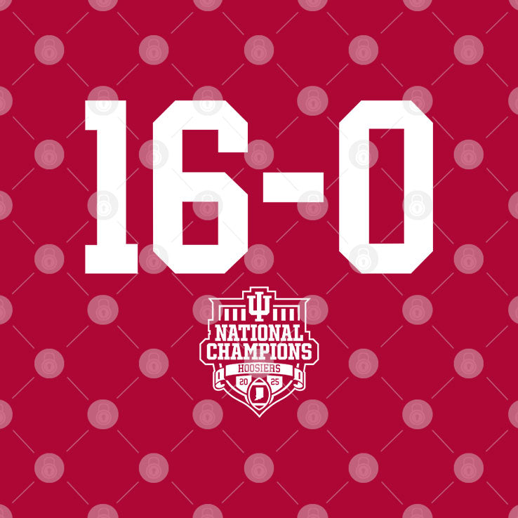 Indiana Football 16-0 CFP National Champions Shirt
