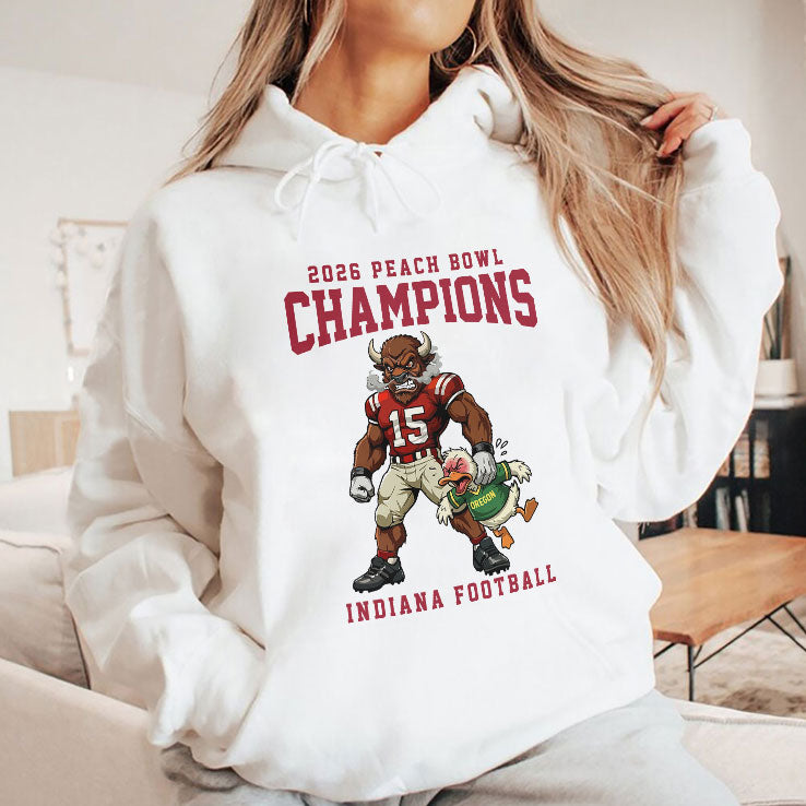 Indiana Football 2026 Peach Bowl Champions T Shirt