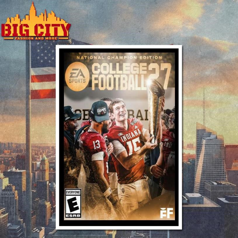 Indiana Football EA College Football 27 National Champion Edition Poster Shirt