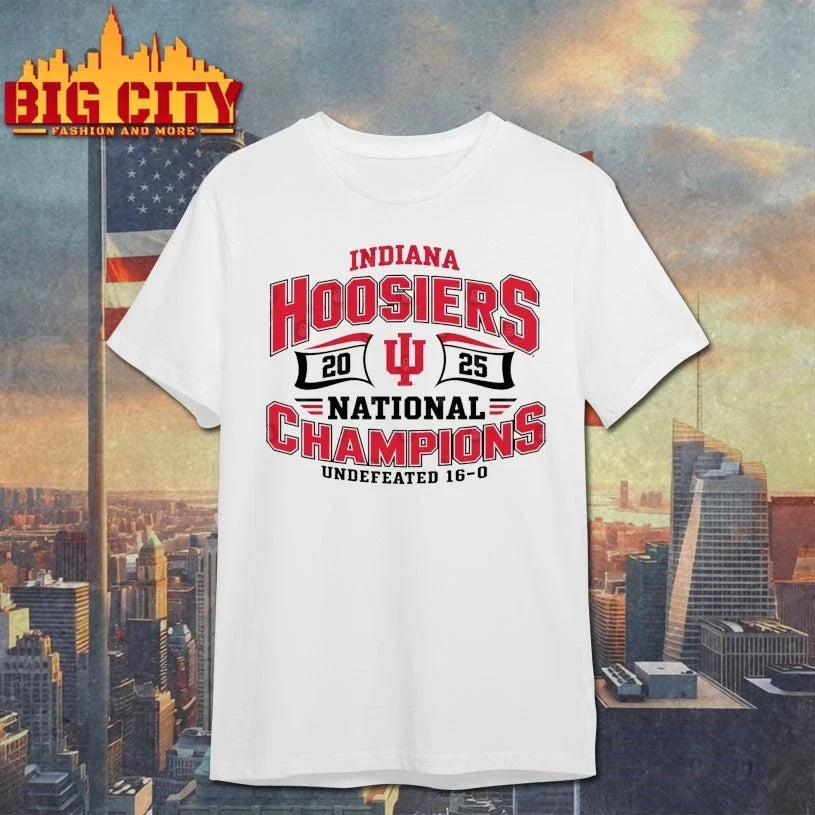 Indiana Hoosier 2025 national champions Undefeated 16-0 t-shirt