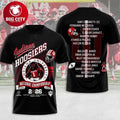 Indiana Hoosier Football 2026 National Championship Two Sided Shirt