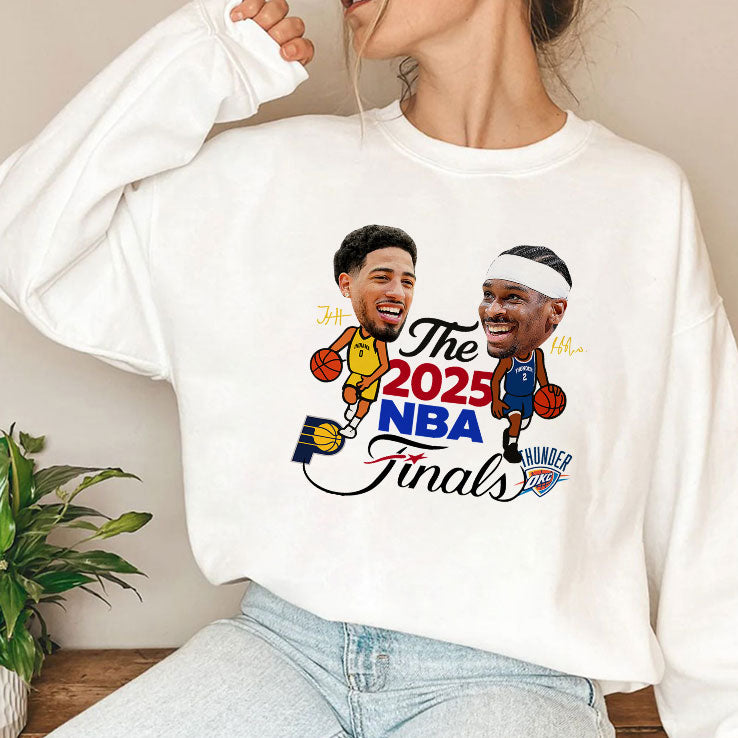 Indiana Pacers Vs Oklahoma City Thunder The 2025 NBA Finals Signature T Shirt