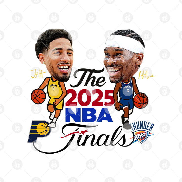 Indiana Pacers Vs Oklahoma City Thunder The 2025 NBA Finals Signature T Shirt