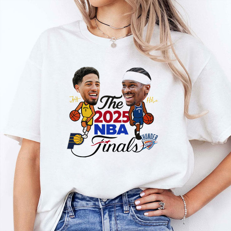 Indiana Pacers Vs Oklahoma City Thunder The 2025 NBA Finals Signature T Shirt