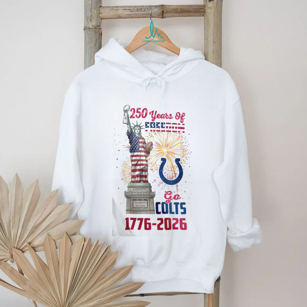 Indianapolis Colts 250 Years Of Freedom 1776 2026 USA Semiquincentennial T Shirt