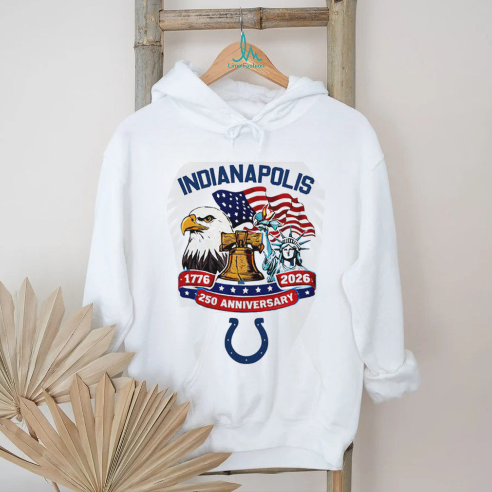 Indianapolis Colts 250th Anniversary 1776 2026 American Flag Custom Jersey T Shirt