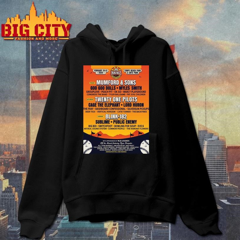 Inning Festival 2026 Full Lineup In Tempe Arizona At Temple Beach Park Shirt
