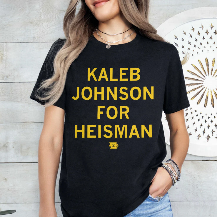 Iowa Hawkeyes Kaleb Johnson For Heisman Shirt