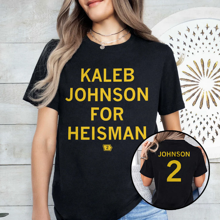 Iowa Hawkeyes Kaleb Johnson For Heisman Shirt