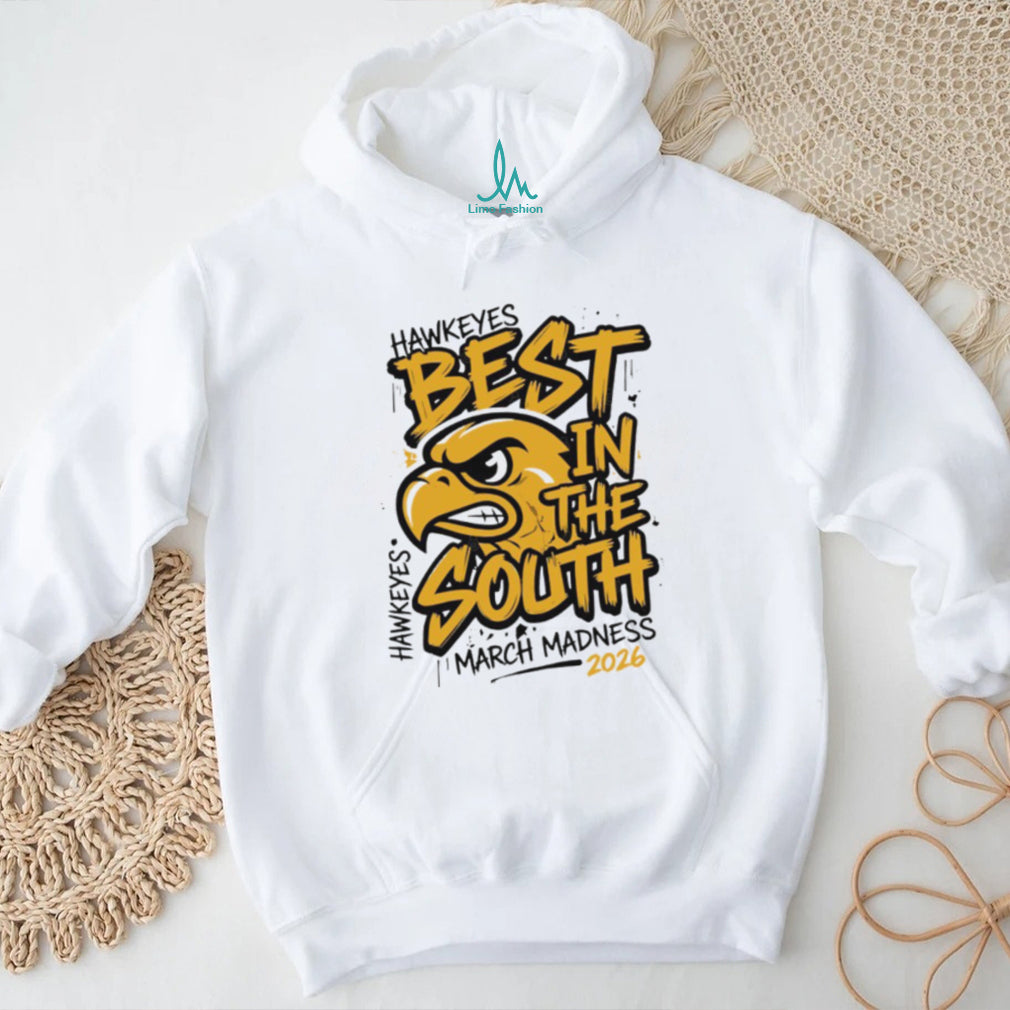Iowa Hawkeyes March Madness 2026 Best In The South Mascot T Shirt