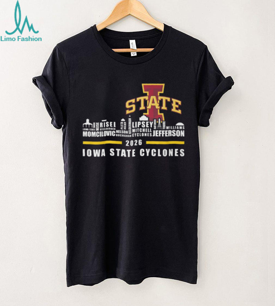 Iowa State Cyclones 2026 Roster Names Basketball Shirt