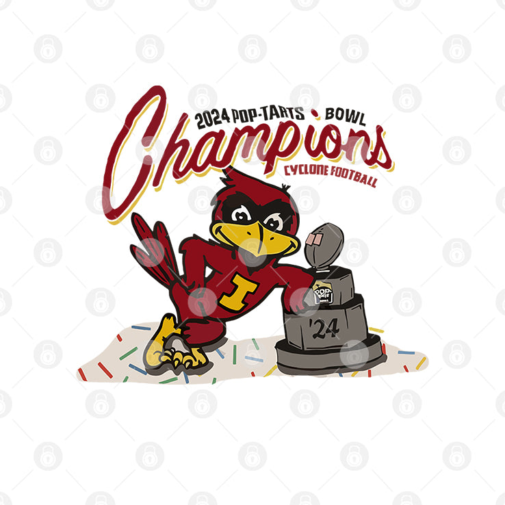Iowa State Cyclones Football Pop-tarts Bowl Champions 2024 Shirt