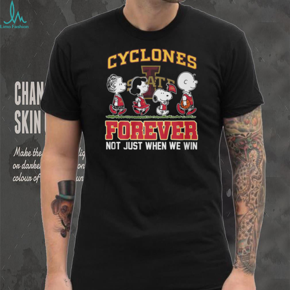 Iowa State Cyclones Forever Peanuts Walking Gang T Shirt