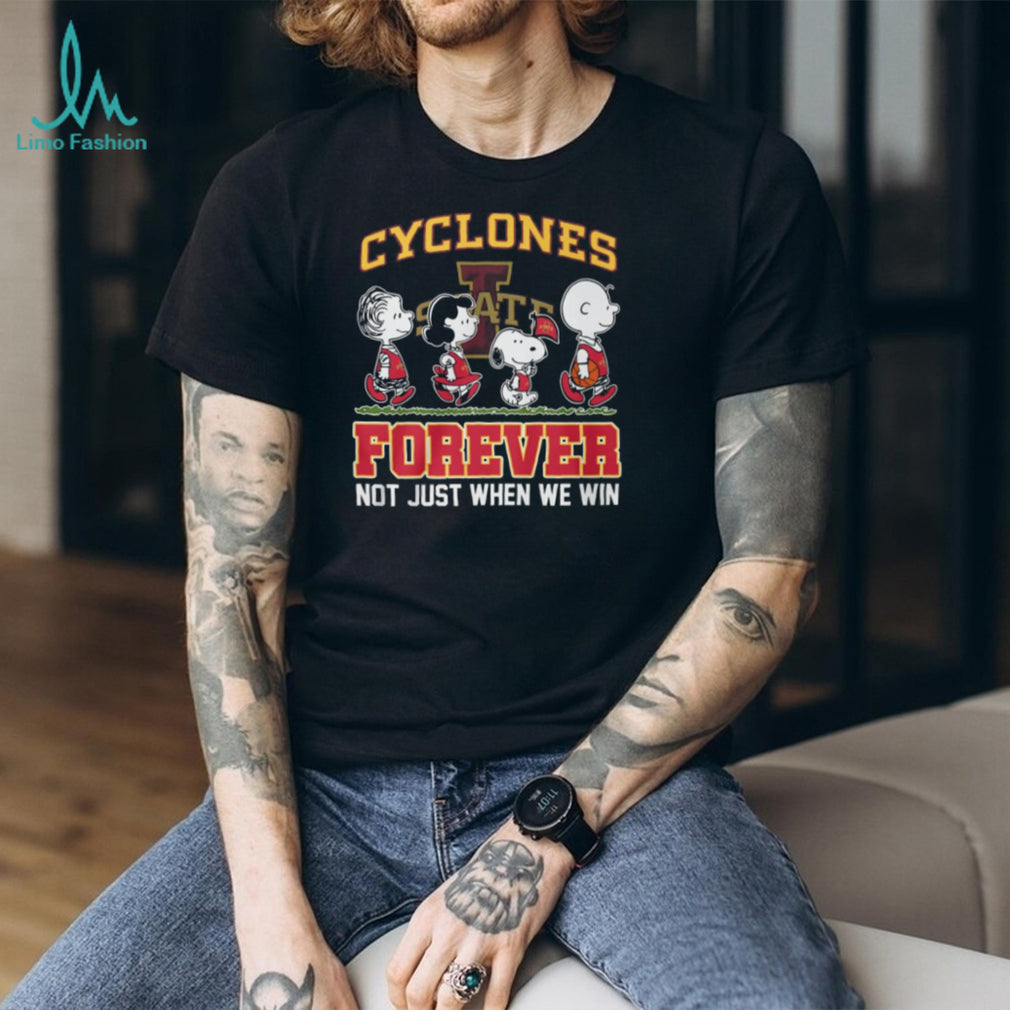 Iowa State Cyclones Forever Peanuts Walking Gang T Shirt