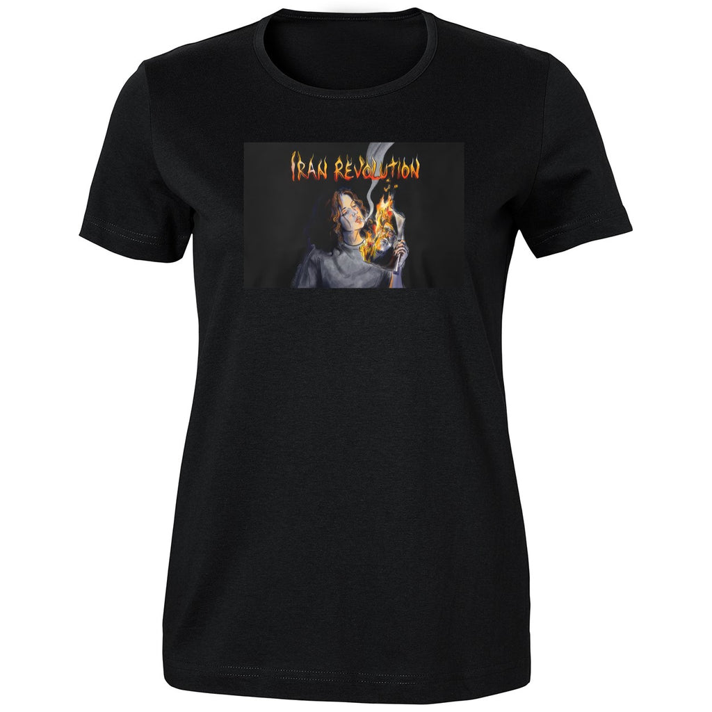 Iran Revolution Smoking Persian Girl Shirt