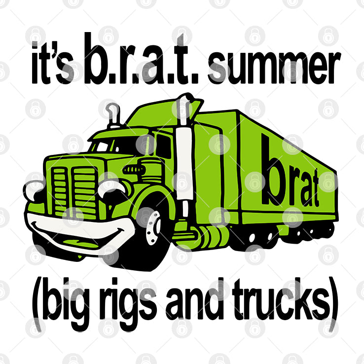It’s BRAT Summer Big Rigs And Trucks Shirt