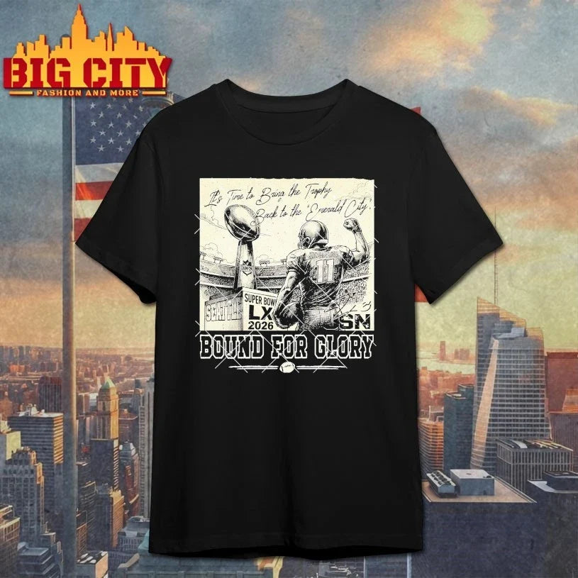 It’s Time To Back To The Emerald City Seattle Football T-Shirt