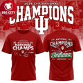 Iu Hoosiers 2026 College Football Playoff National Champions Two Sided Shirt