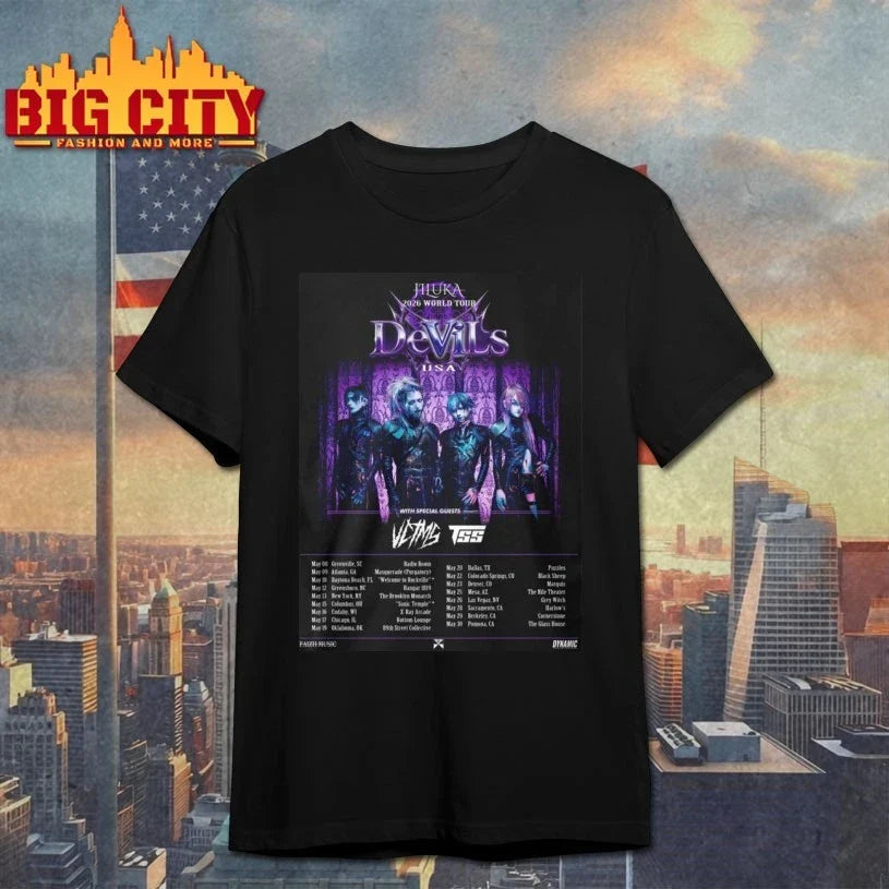 JILUKA WORLD TOUR 2026 DeViLs USA poster t-shirt