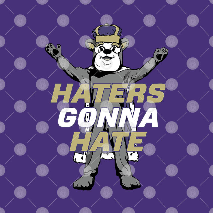 JMU Duke Dog Mascot Haters Gonna Hate T Shirt