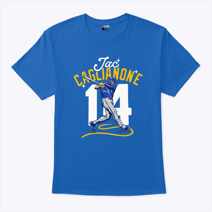 Jac Caglianone No 14 Kansas City Royals Baseball T Shirt