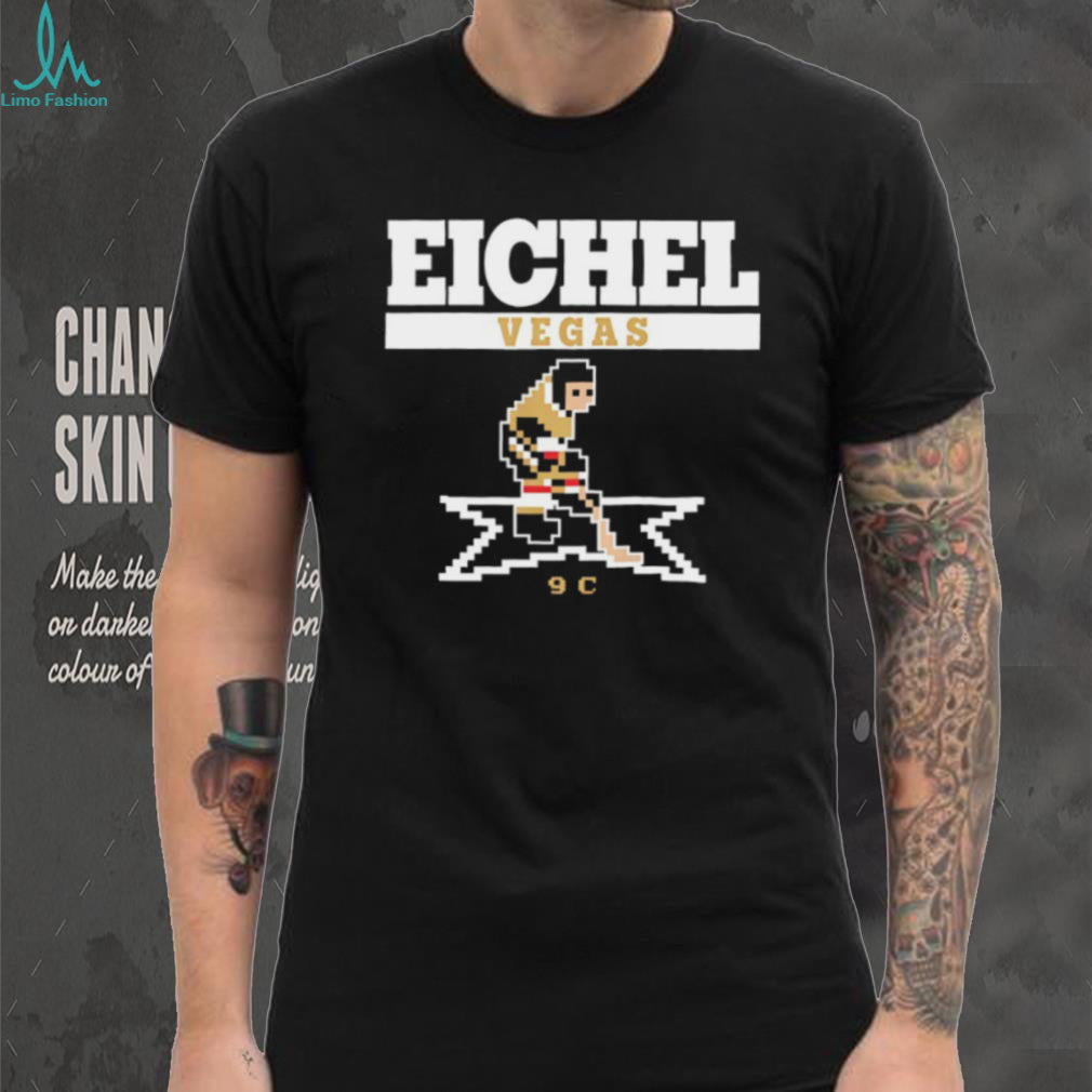 Jack Eichel Vegas Hockey Retro 8 Bit Pixel Art T Shirt
