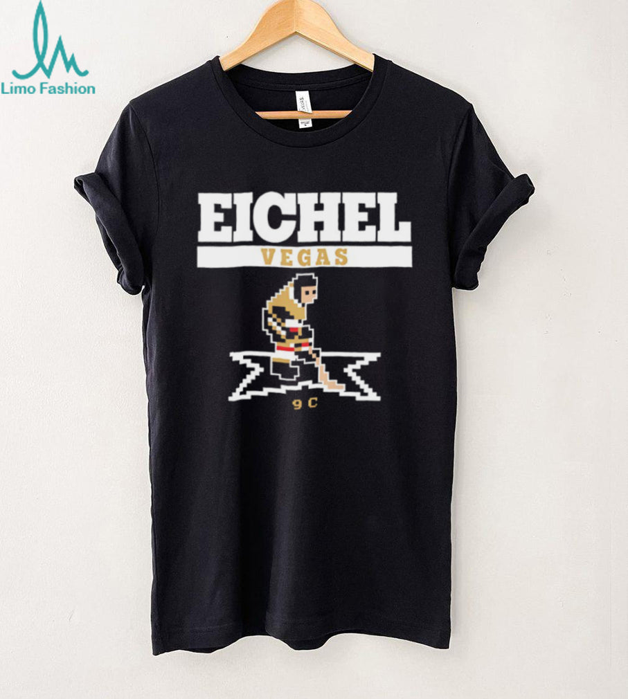 Jack Eichel Vegas Hockey Retro 8 Bit Pixel Art T Shirt