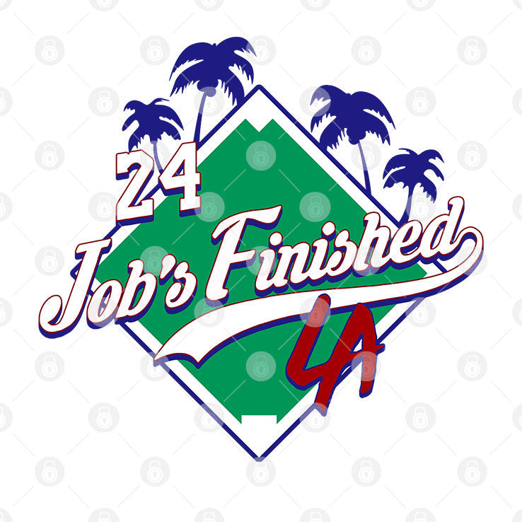 Jack Flaherty Dodgers Job’s Finished T Shirt