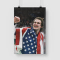 Jack Hughes Ice Hockey Champion Poster