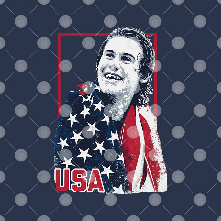Jack Hughes USA Gold Hockey Shirt