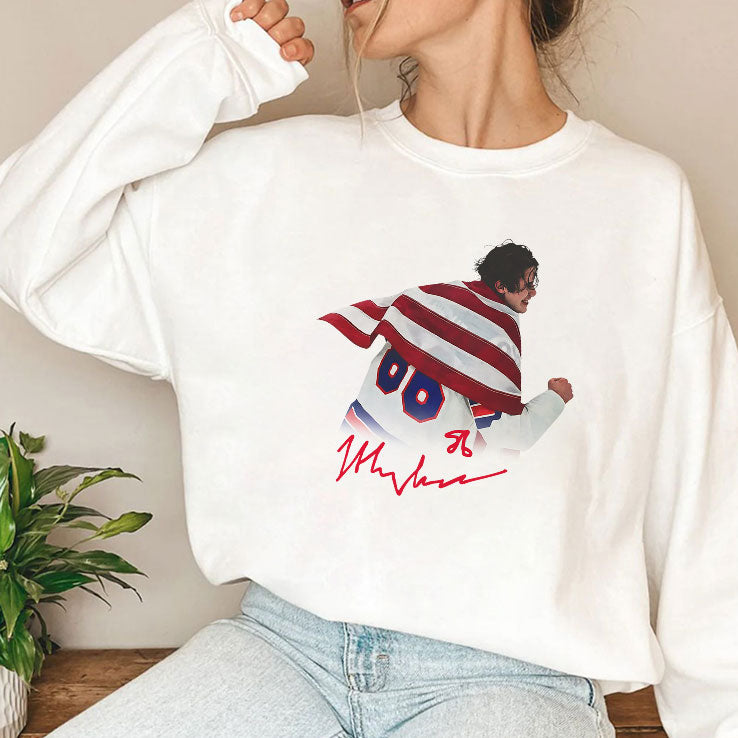 Jack Hughes USA Hockey Golden Goal 2026 Hockey T Shirt