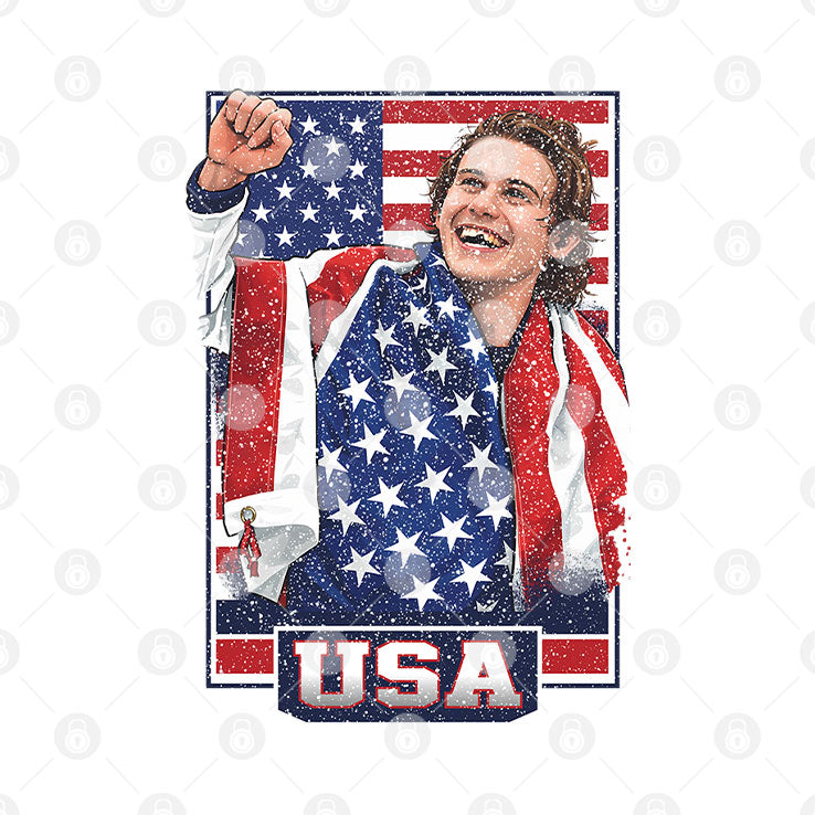 Jack Hughes USA Hockey Patriotic Hockey Fan Shirt