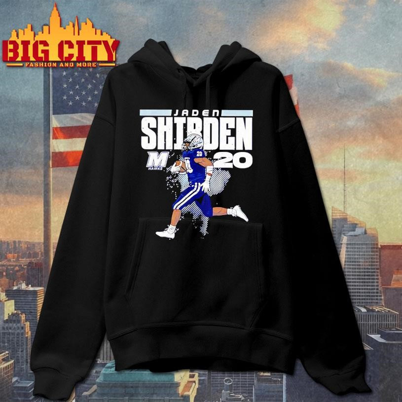 Jaden Shirden Monmouth Football NCAA Caricature Shirt